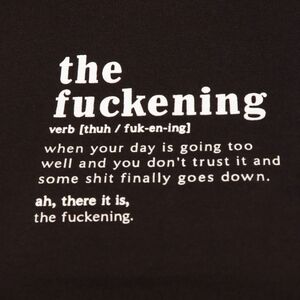 3X Fashion Nova Black "The F*ckening" Crop top